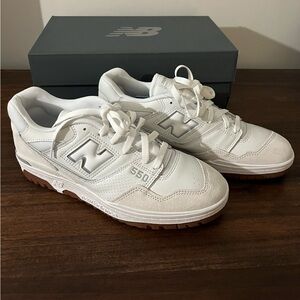 New Balance 550 BB550 in White Cream Gum, new with box and tags